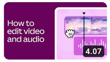 Part 7 Cara mengunggah dan mengedit video dan audio di Canva
